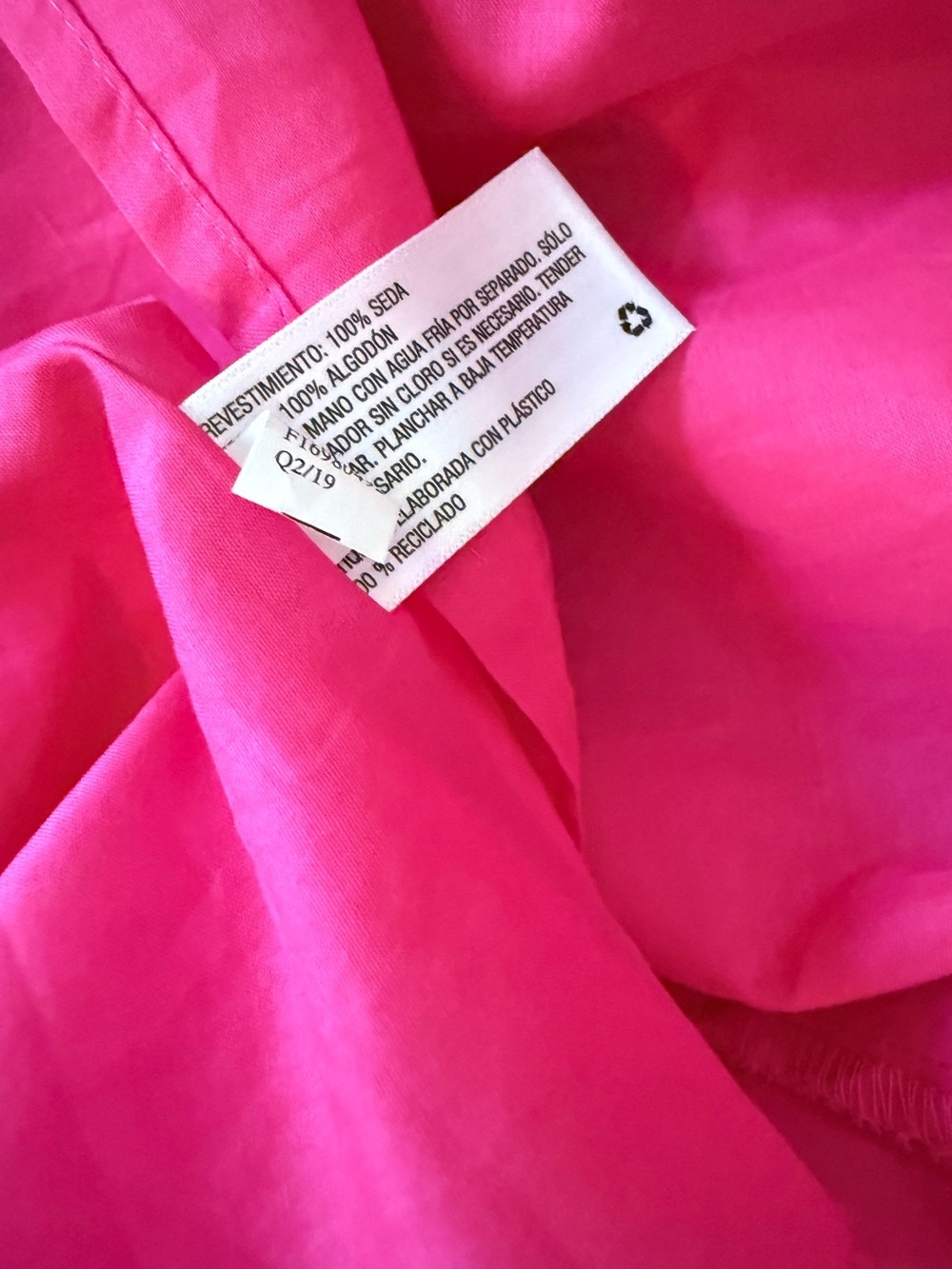 Isaac Mizrahi Bright Pink Plaid Fit-and-Flare silk Dress - Picture 7 of 7